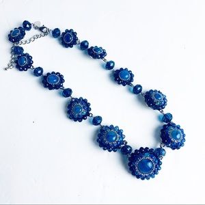 Charming Charlie Blue Statement Necklace